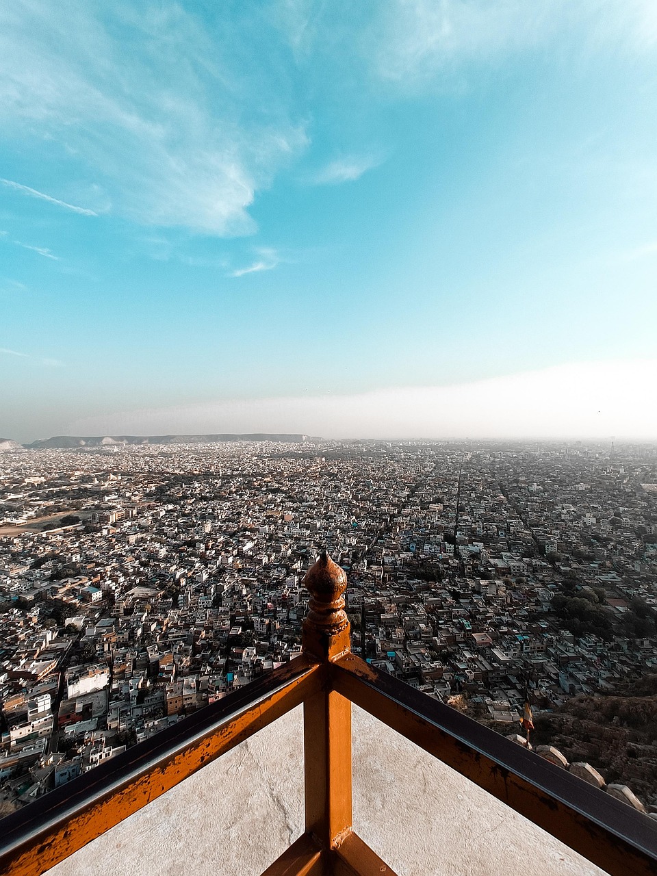 Jaipur city view from Nahargarh Fort