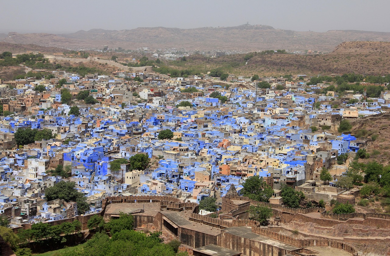 Jodhpur – the Blue City seen from Mehrangarh Fort