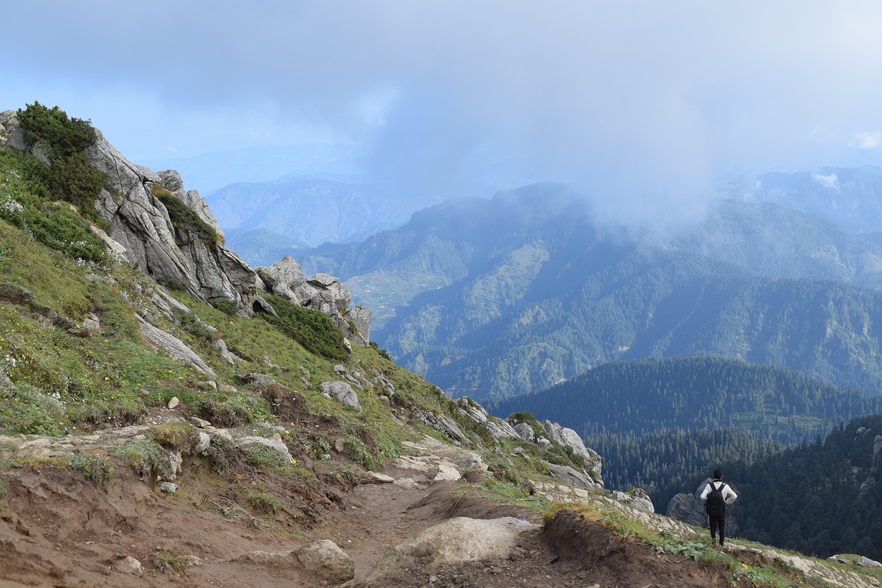Indian backpacker with well-packed bag – ready for an India adventure